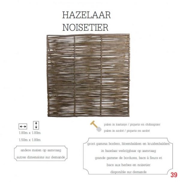 Panneau Noisetier